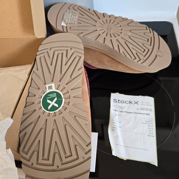 Ugg NIB Ugg Tazz Women's Slipper Sz 11 Chestnut w/ Tags & Shipping Ret $207.33 - Picture 5 of 7